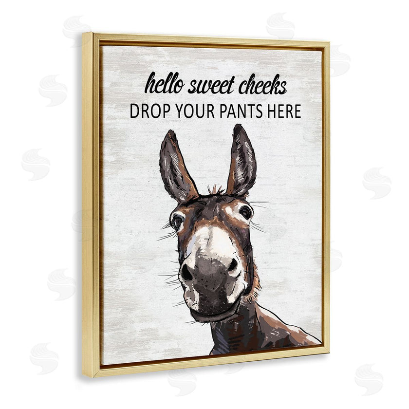 Lettered and Lined | Sweet Cheeks Laundry Donkey