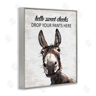 Lettered and Lined | Sweet Cheeks Laundry Donkey