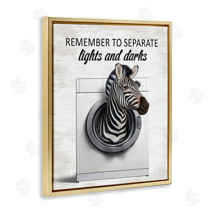 Lettered and Lined | Separate Lights & Darks Laundry