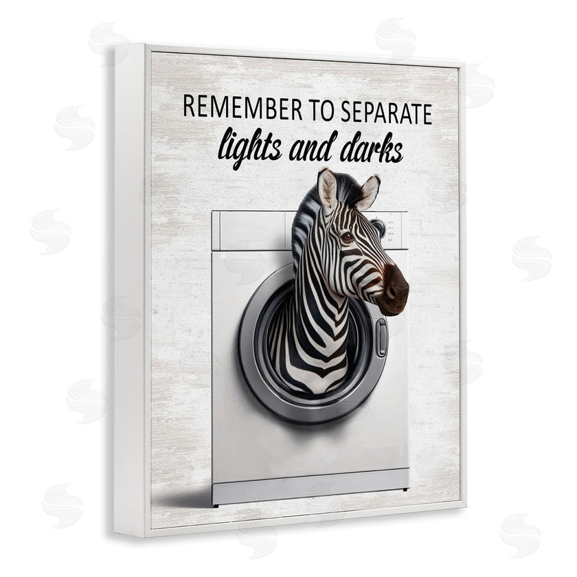 Lettered and Lined | Separate Lights & Darks Laundry