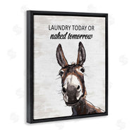 Lettered and Lined | Laundry Today Naked Tomorrow Donkey