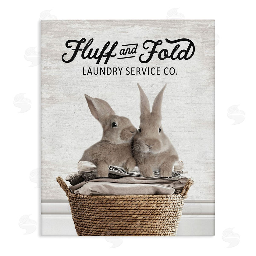 Lettered and Lined | Vintage Laundry Service Bunnies