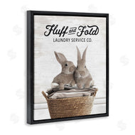 Lettered and Lined | Vintage Laundry Service Bunnies