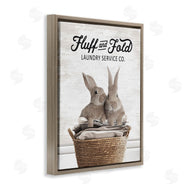 Lettered and Lined | Vintage Laundry Service Bunnies