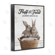 Lettered and Lined | Vintage Laundry Service Bunnies