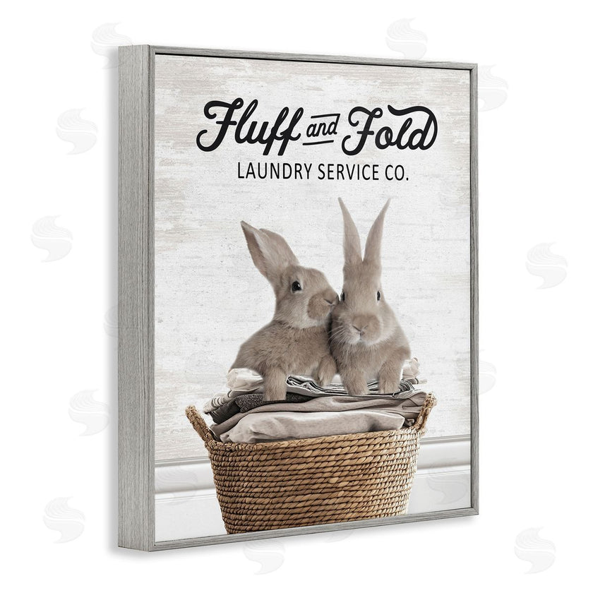 Lettered and Lined | Vintage Laundry Service Bunnies