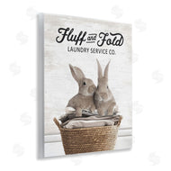 Lettered and Lined | Vintage Laundry Service Bunnies