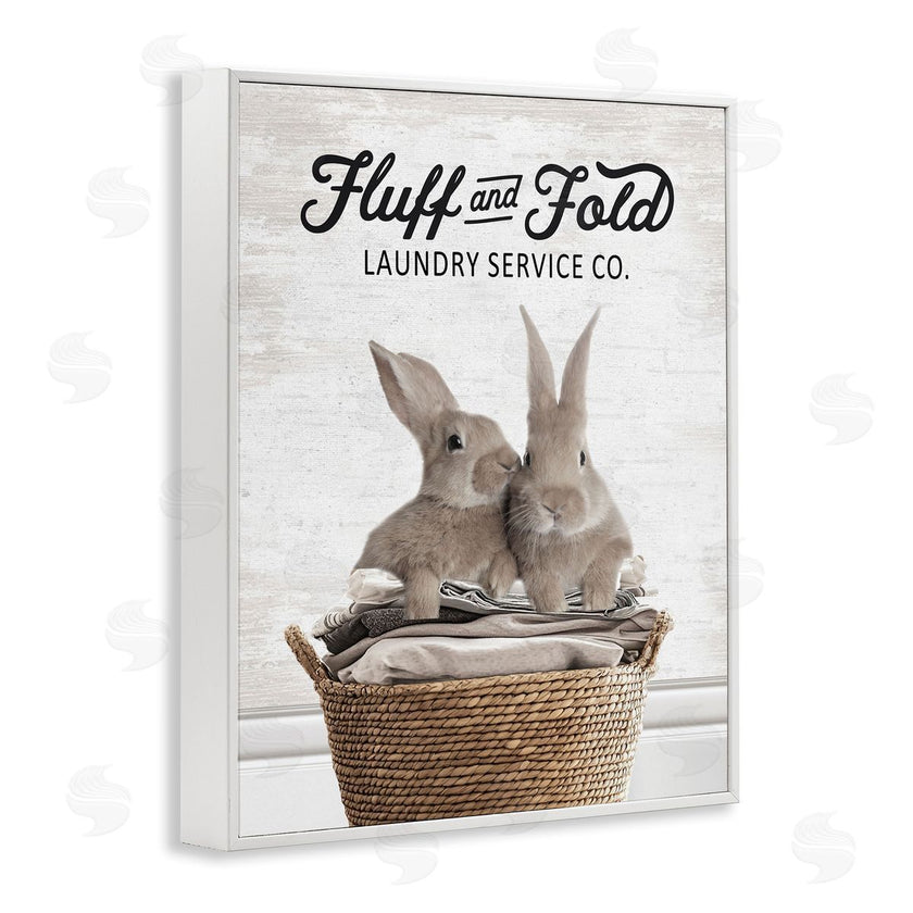 Lettered and Lined | Vintage Laundry Service Bunnies