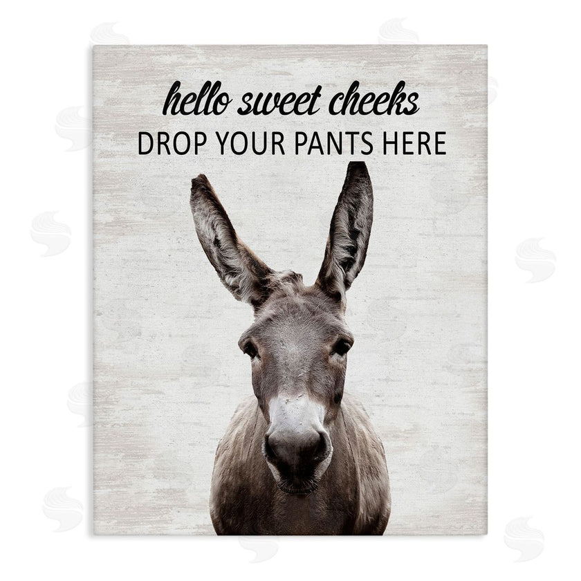 Lettered and Lined | Drop Pants Here Funny Laundry