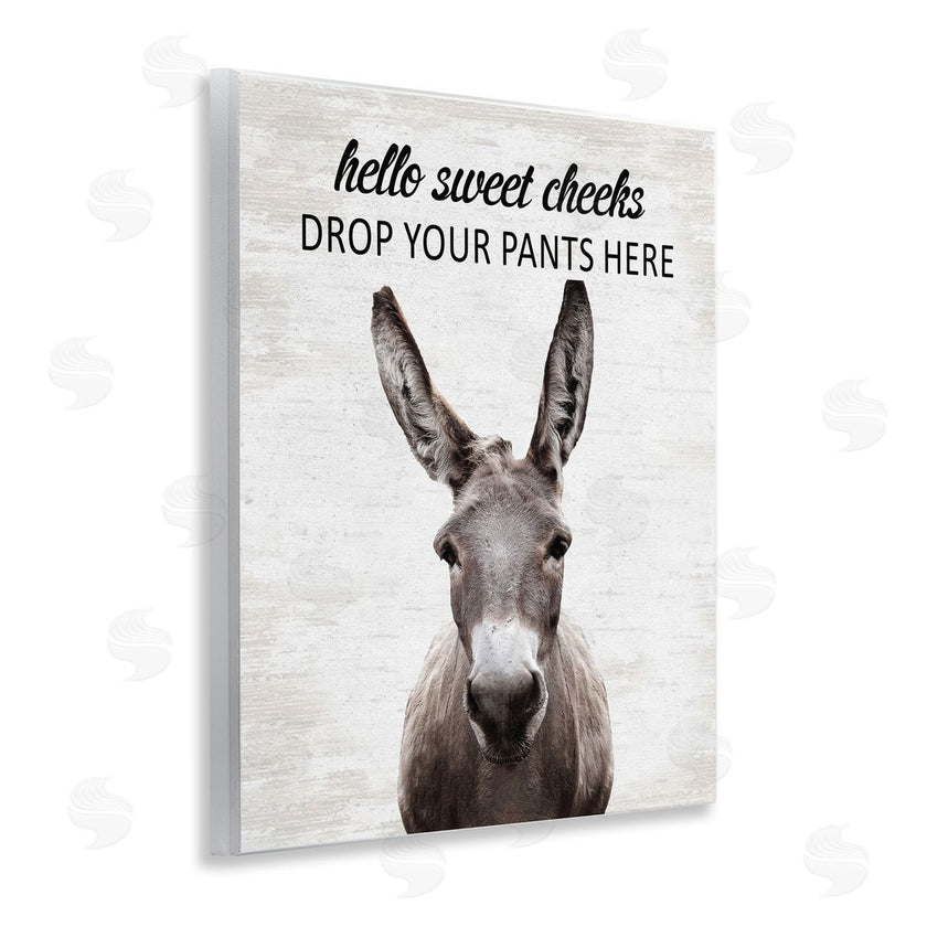 Lettered and Lined | Drop Pants Here Funny Laundry