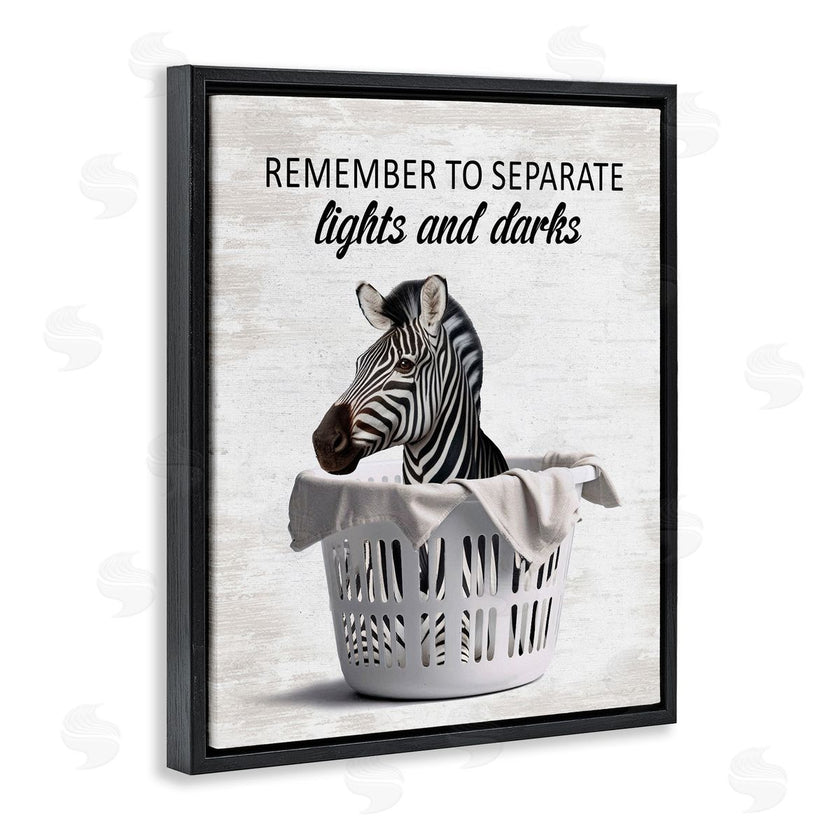 Lettered and Lined | Separate Laundry & Zebra