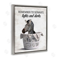Lettered and Lined | Separate Laundry & Zebra