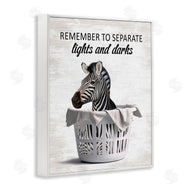Lettered and Lined | Separate Laundry & Zebra