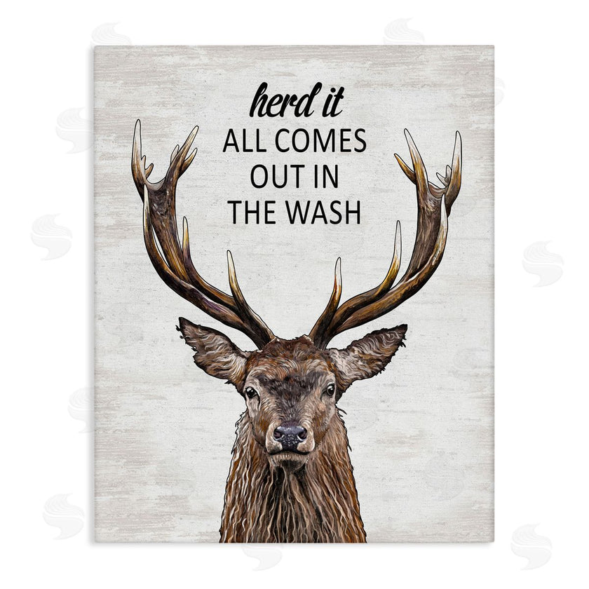Lettered and Lined | Laundry Deer Pun