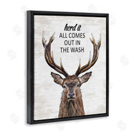 Lettered and Lined | Laundry Deer Pun