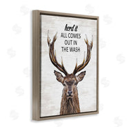 Lettered and Lined | Laundry Deer Pun