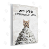 Lettered and Lined | Kitten & Laundry Pile