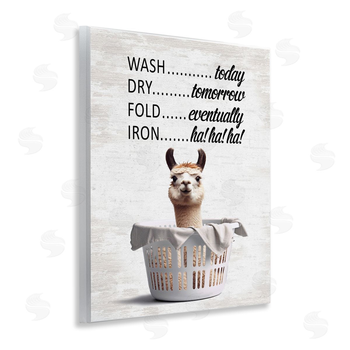 Funny Laundry Timing Wood Plaque Wall Art, Home Decor by Lettered and Lined