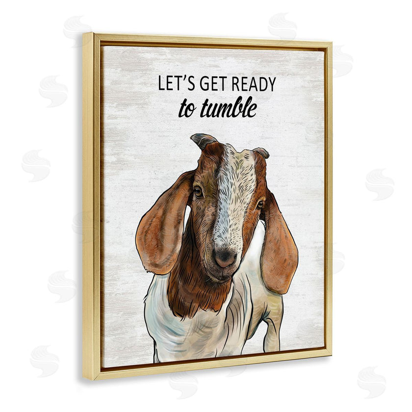 Lettered and Lined | Ready To Tumble Laundry Goat