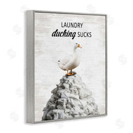 Lettered and Lined | Duck & Laundry Pile