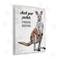 Lettered and Lined | Check Pockets Laundry Rule