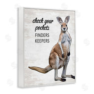 Lettered and Lined | Check Pockets Laundry Rule
