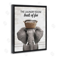 Lettered and Lined | Loads Of Fun Laundry Elephant