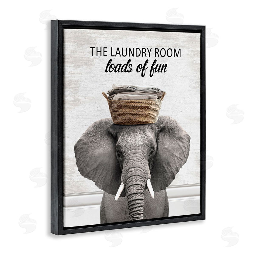 Lettered and Lined | Loads Of Fun Laundry Elephant