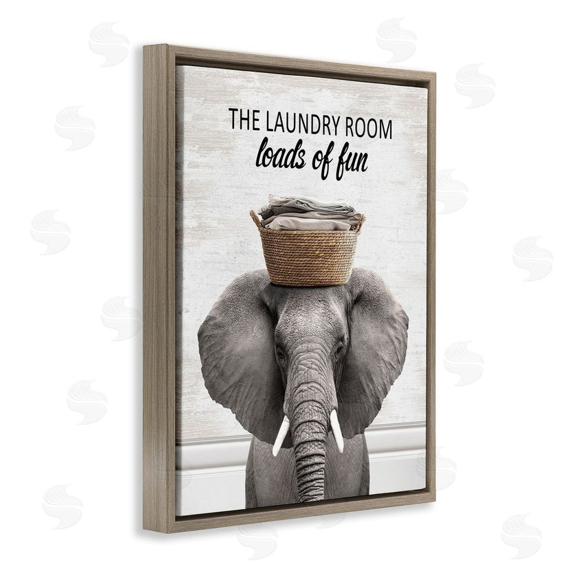 Lettered and Lined | Loads Of Fun Laundry Elephant