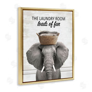 Lettered and Lined | Loads Of Fun Laundry Elephant