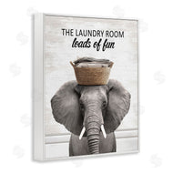 Lettered and Lined | Loads Of Fun Laundry Elephant