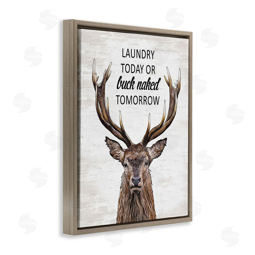 Lettered and Lined | Buck Naked Tomorrow Funny Laundry