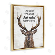 Lettered and Lined | Buck Naked Tomorrow Funny Laundry