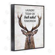 Lettered and Lined | Buck Naked Tomorrow Funny Laundry