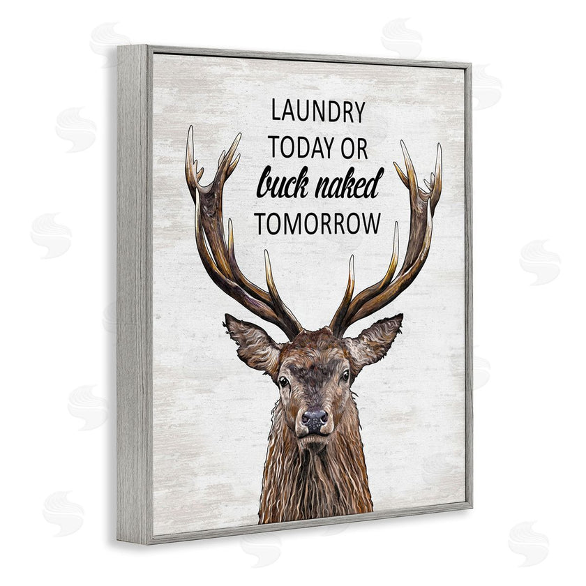 Lettered and Lined | Buck Naked Tomorrow Funny Laundry