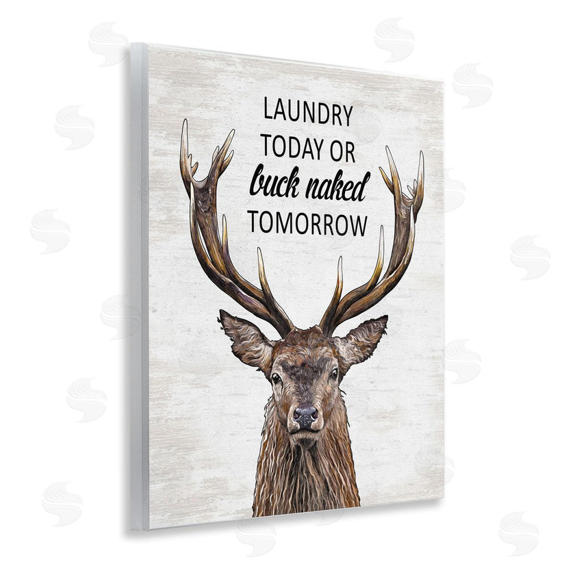 Lettered and Lined | Buck Naked Tomorrow Funny Laundry