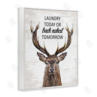 Lettered and Lined | Buck Naked Tomorrow Funny Laundry