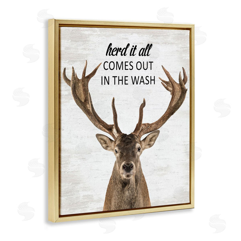 Lettered and Lined | Herd It Comes Out In Wash