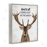 Lettered and Lined | Herd It Comes Out In Wash