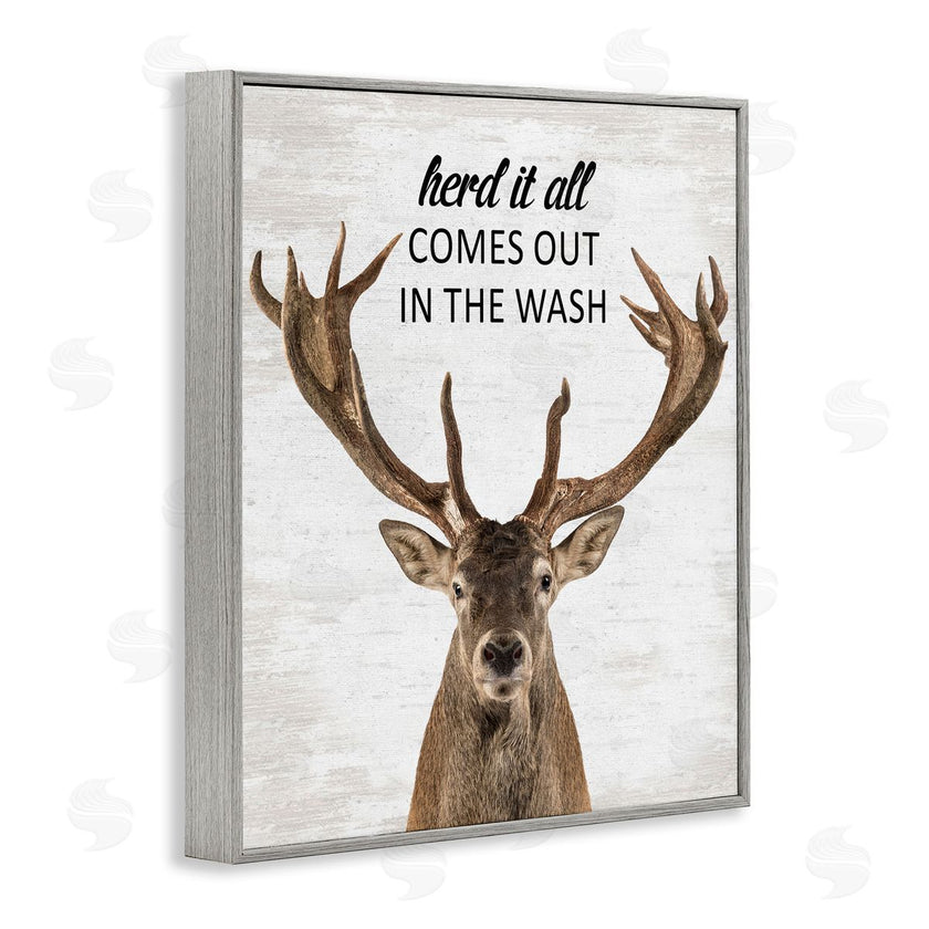 Lettered and Lined | Herd It Comes Out In Wash