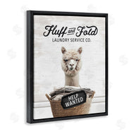 Lettered and Lined | Fluff & Fold Laundry Alpaca