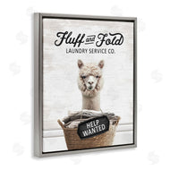 Lettered and Lined | Fluff & Fold Laundry Alpaca