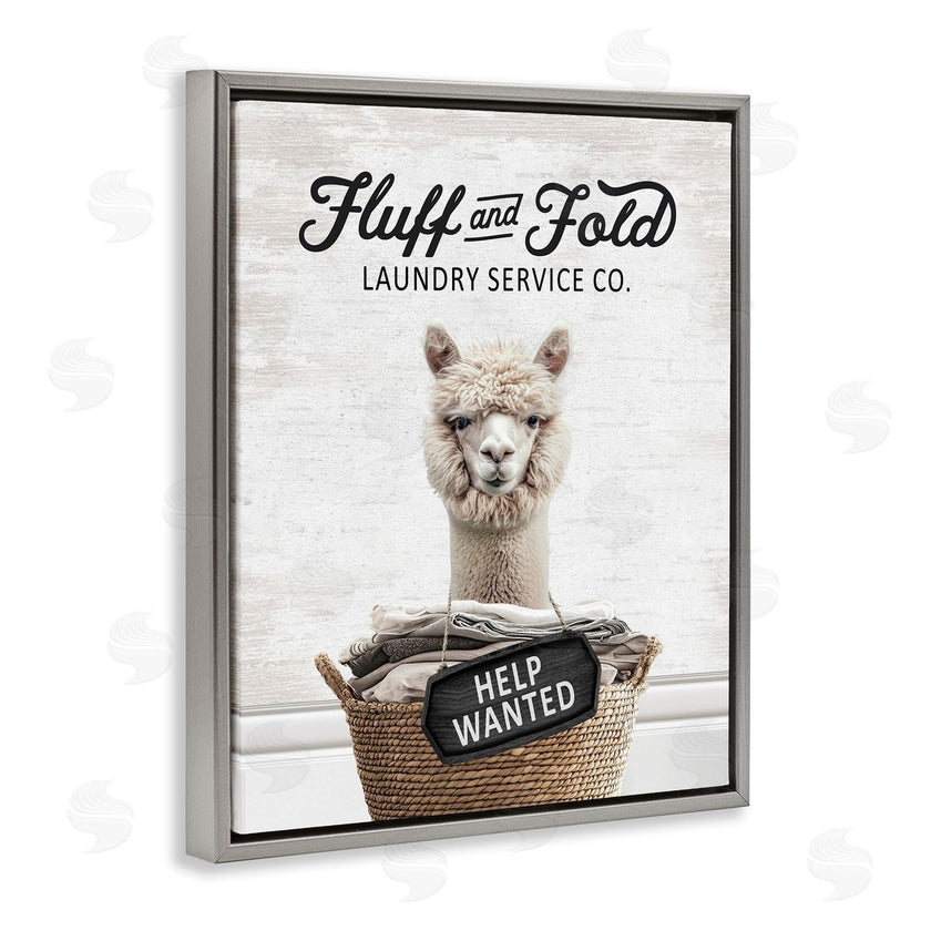 Lettered and Lined | Fluff & Fold Laundry Alpaca