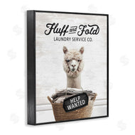 Lettered and Lined | Fluff & Fold Laundry Alpaca