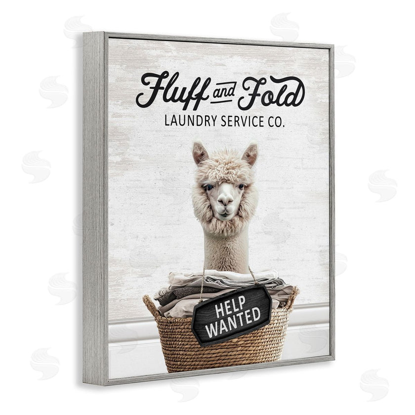Lettered and Lined | Fluff & Fold Laundry Alpaca