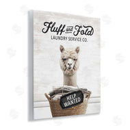 Lettered and Lined | Fluff & Fold Laundry Alpaca