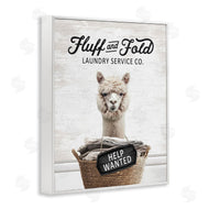 Lettered and Lined | Fluff & Fold Laundry Alpaca