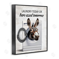 Lettered and Lined | Sassy Laundry Donkey Pun