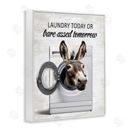 Lettered and Lined | Sassy Laundry Donkey Pun