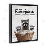 Lettered and Lined | Little Rascals Laundry Raccoons
